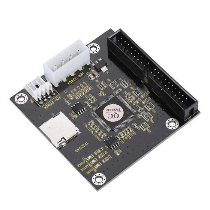 BOYOU Adaptateur IDE. SD vers IDE SD SDHC Convertisseur de carte mémoire SDXC