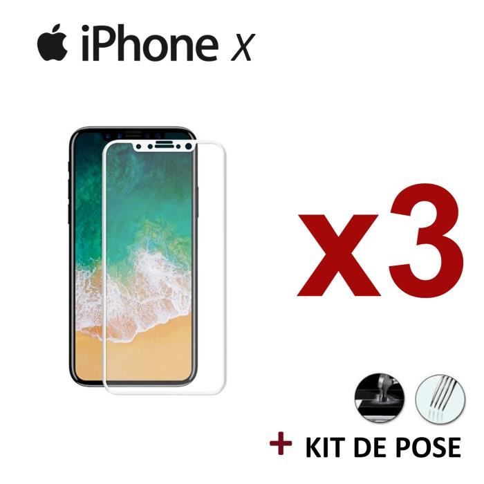 verre trempe iphone x