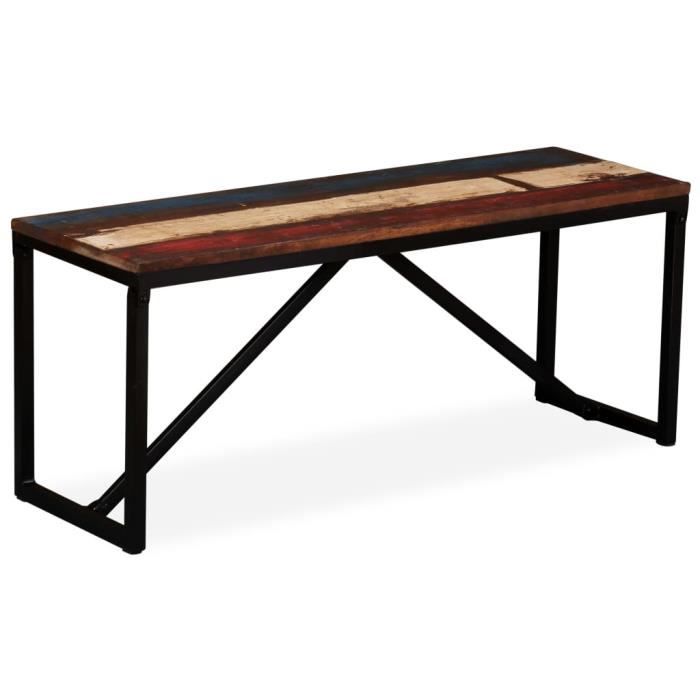 Banc - Banc d’extérieur Banc de jardin Chaise de jardin - 110 x 35 x 45 cm Bois de récupération massif