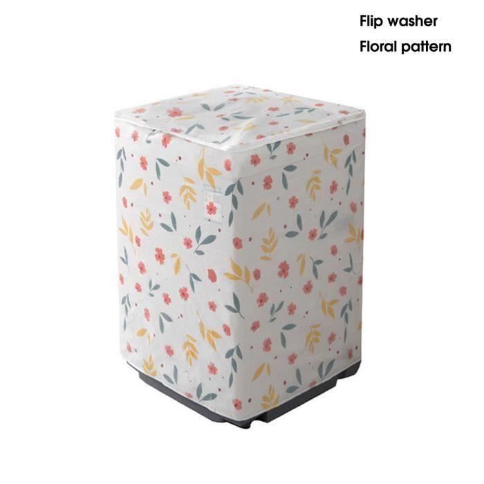 Housse Anti Poussière Pr Lave-Linge TOP Floral 57.5X56X83cm Aw34222