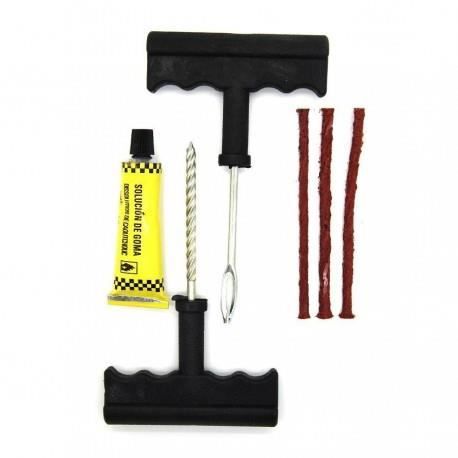 Kit réparation tubeless crevaison pneu voiture ...
