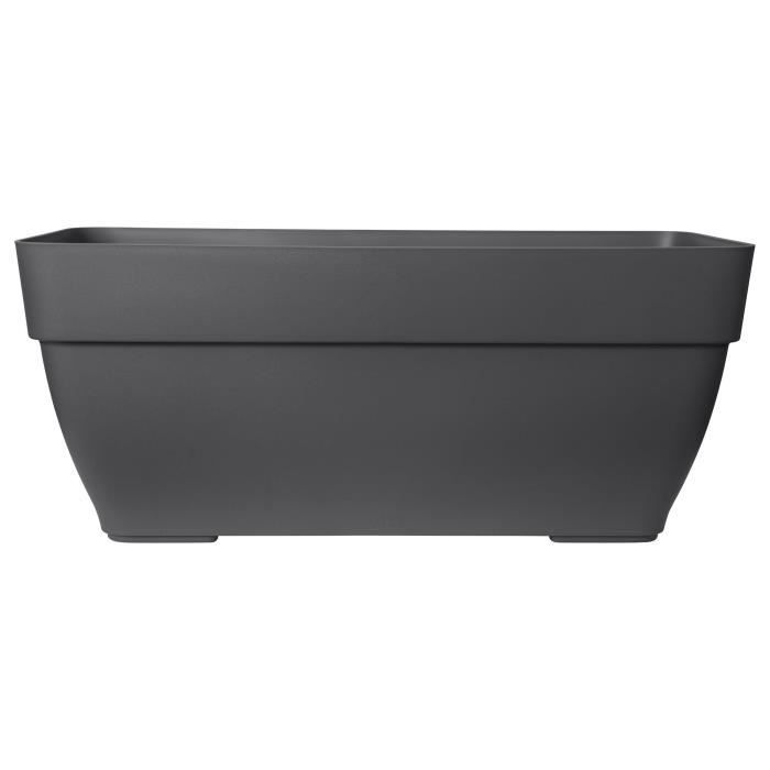 ELHO Bac à terrasse Vibia 80 - Gris anthracite - Extérieur - L 34,2 x W 77,4 x H 33,2 cm