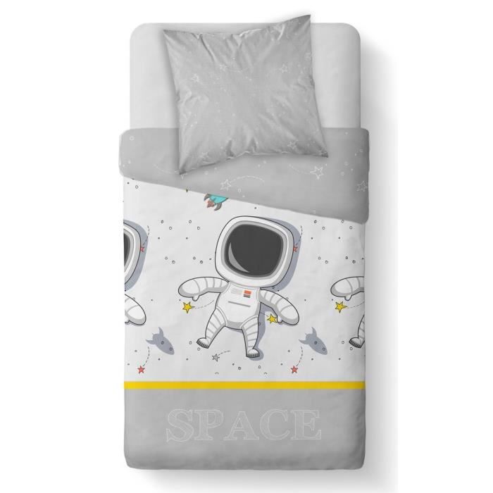 TODAY Parure de couette Happy STELLAR 100% coton 140x200cm