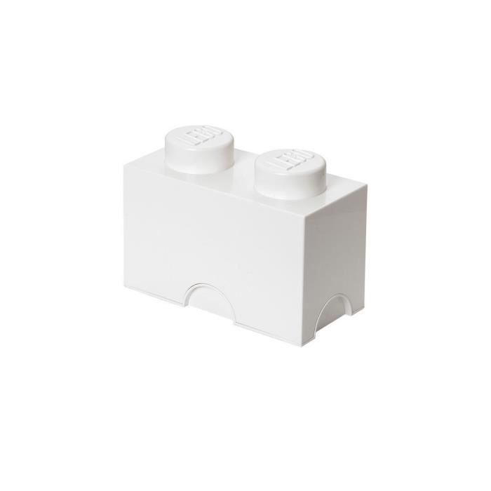 LEGO Brique de rangement - 40021735 - Empilable - Blanc