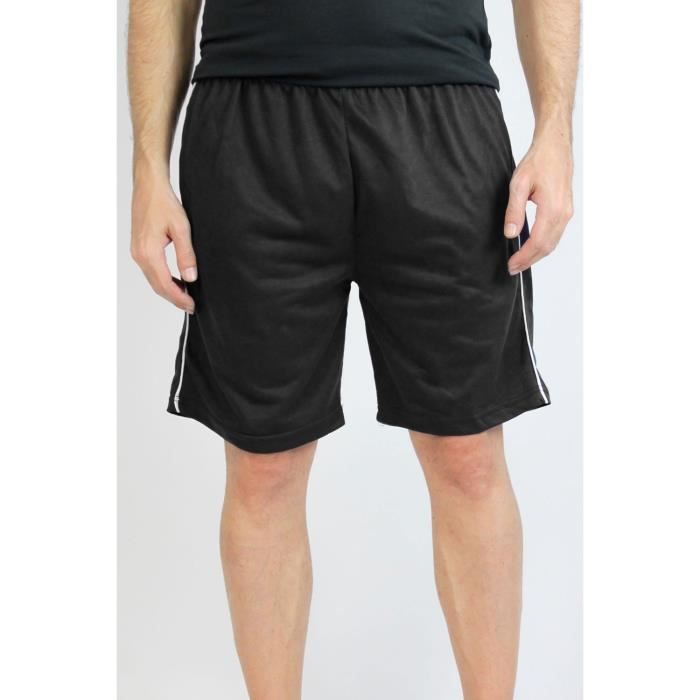 Short de sport Homme Noir