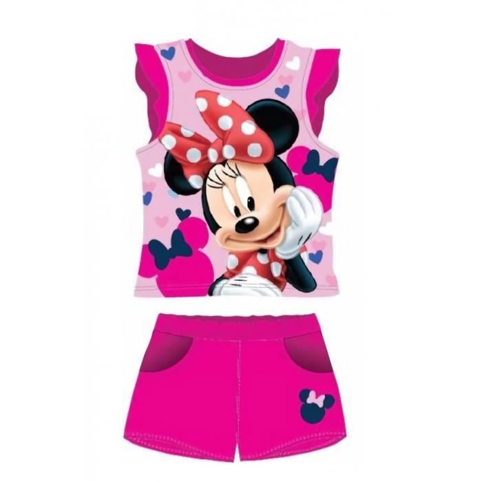 Ensemble Débardeur + Short Minnie Disney 3ans