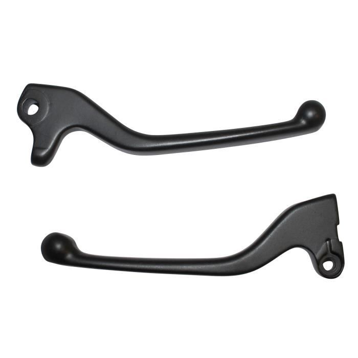 levier de frein scoot replay pour mbk 50 booster 2004>, stunt/yamaha 50 bws 2004>, slider noir (paire)