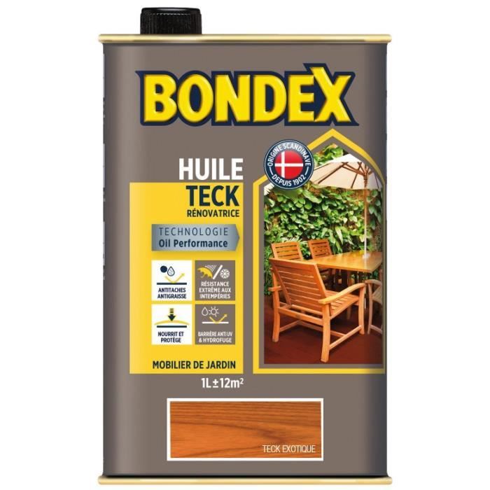 BONDEX  jardin huile teck teck exotique 1l