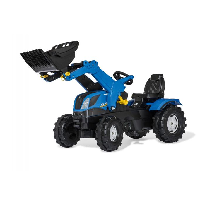 Tracteur à pédales NEW HOLLAND T7 avec chargeur