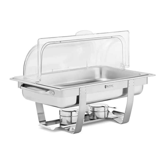 Chafing Dish Professionnel Bain-Marie Chauffe-Plat GN 1/1 8,5L Base Étroite