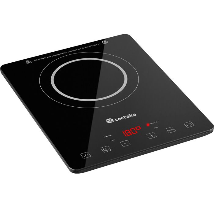 TECTAKE Plaque de cuisson à induction simple 2000 W