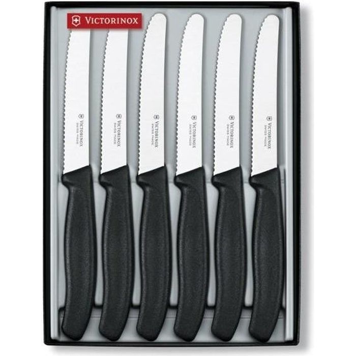 6 couteaux de table Victorinox SwissClassic