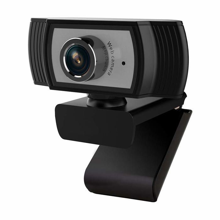 webcam WE full HD 1080P micro intégré, angle de vue 90° correction de l'éclairage auto longueur de câble 2m Noir