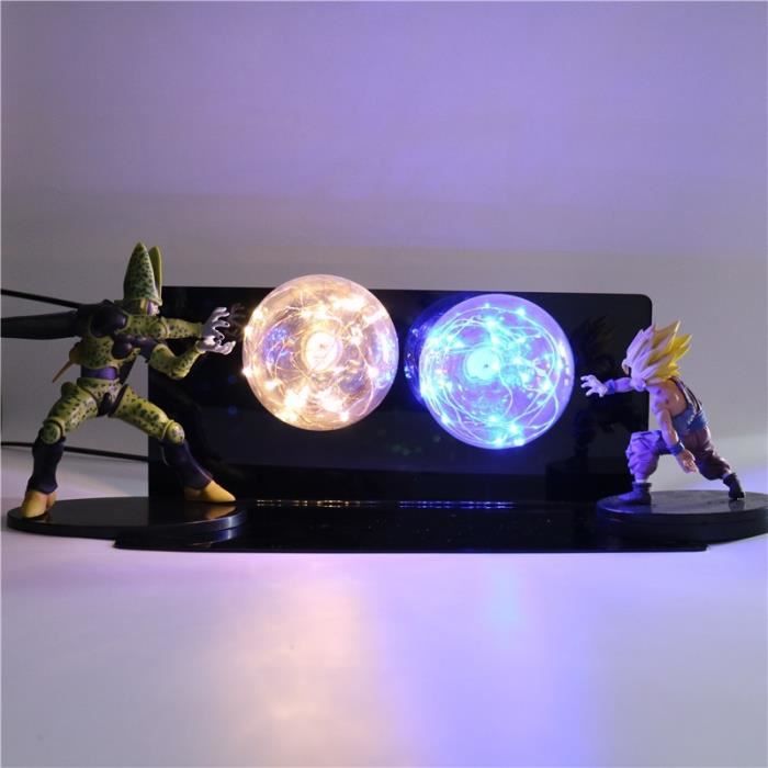 Dragon Ball Z 3D lampe de chevet cellule Gohan lampe décorative DBZ Son Goku Luminaria LED veilleuse enfants lampe de Table pour cha