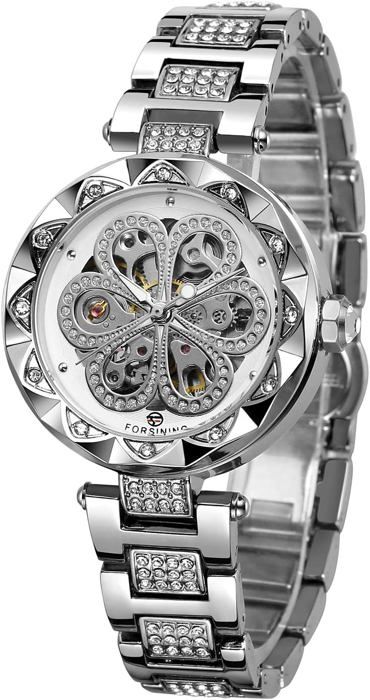 Montre squelette automatique pour femme avec bracelet en acier inoxydablem14238 , - Achat/vente Montre squelette automatique pour femme avec bracelet en acier inoxydablem14238 , - Achat/vente