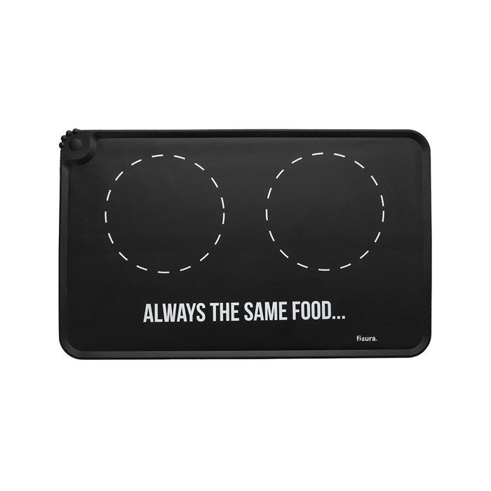 Meilleurs prix pour Tapis de gamelle - Fisura – Tapis de gamelle original "Always". Tapis de gamelle antidérapant et imperméable. 49,5 x 26,5. Silicone