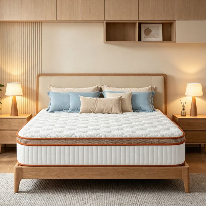 MATELAS - YIDATONG - yidatong - 140x200 cm - 28 cm - Ressorts ensachés & Mémoire de forme