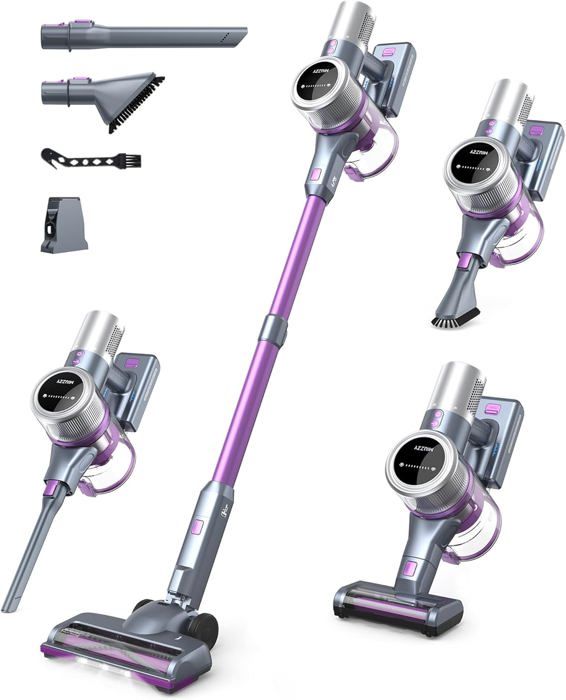 A9 Max Aspirateur Balai Sans Fil 48Kpa600W70Mins, Aspirateur Sans Fil