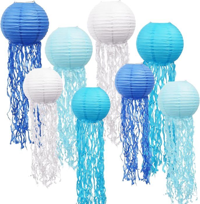 Lanternes En Papier Halloween - Lot De 2, Pliables, Avec Lumière Incluse