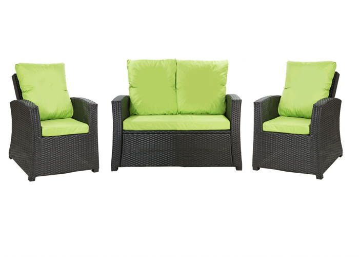 Lot De 3 Coussins De Rechange Pour Mobilier De Terrasse D'extérieur