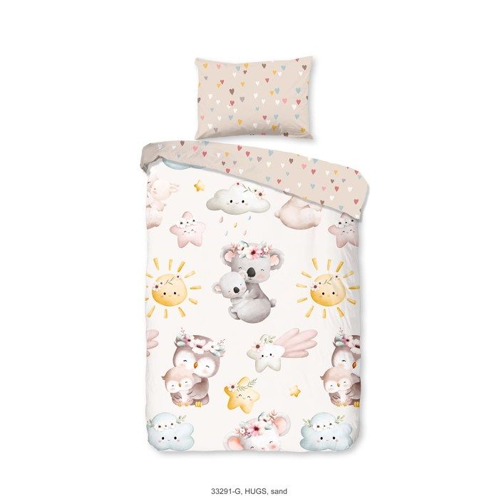 Parure de lit 120x150 cm Good Morning kids 33291 sable Cdiscount