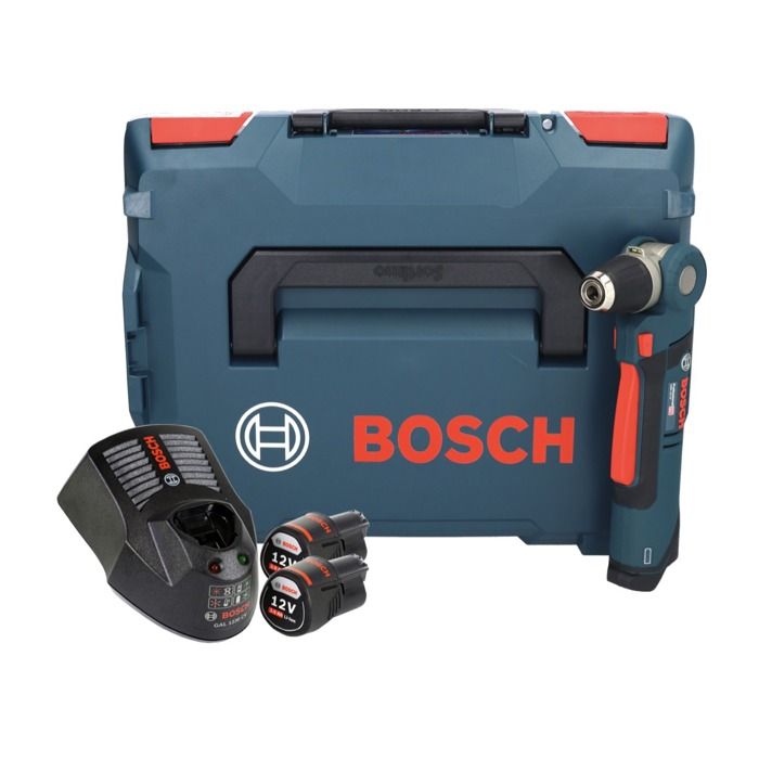 Perceuse d'angle sans fil Bosch Professional GWB 12V 10 12 V 11 Nm 2x batterie 3 0 Ah - vue 1