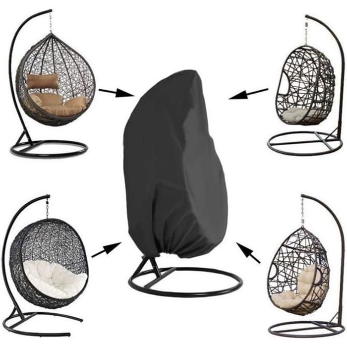 Mobukia Jardin Rotin Osier Fauteuil Suspendu Imperméable Housse Meuble ...