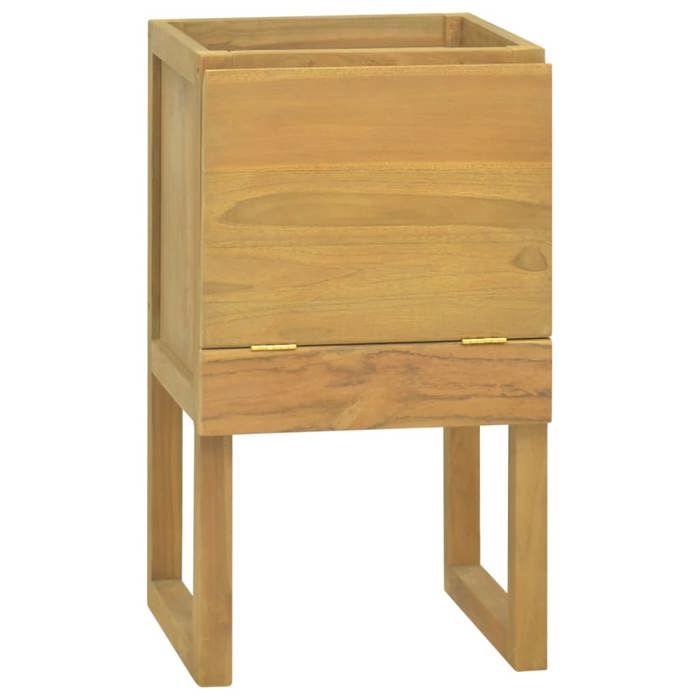 Solde dautomneColonne de rangement - RUIGOU - Armoire de salle de bain 41x40x75cm bois de teck solide LEM79486