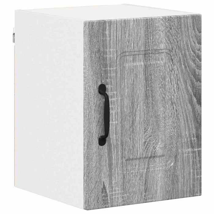 BEL-ACHAT* Meuble de stockage Moderne - Suspendu - Meuble mural de cuisine avec porte Gris Sonoma 30x31x40cm @Promo5534548