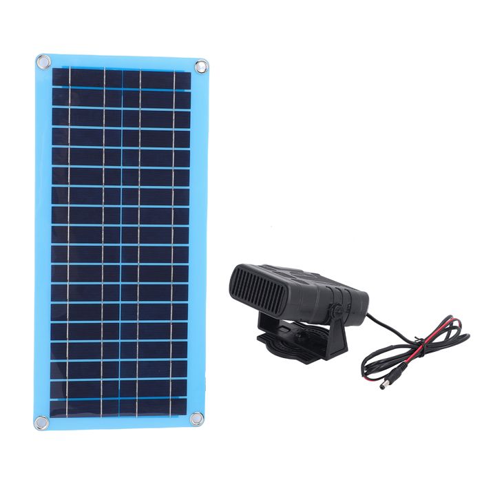 Chauffage solaire portable avec panneau chauffage solaire portable pour voiture kit de panneaux solaires pour voiture et maison