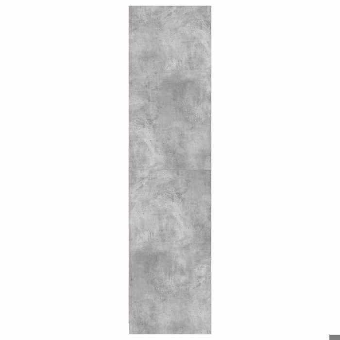 Remise 2026®Meuble vêtements Gris - Garde-robe - grand stockage - Armoire penderie - Gris cement 100x50x200cm - Aggloméré 946 275