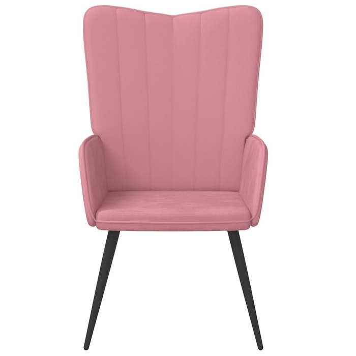Rose Siège/Fauteuil - ZENCORE® 61x70x96 5cm - Chaise de relaxation - rose - Velours Top162487851