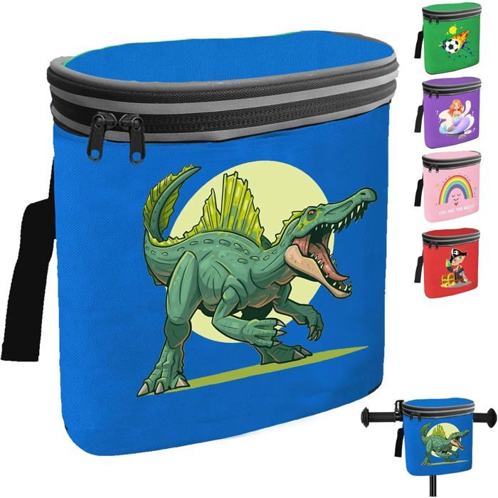 Sacoche de Guidon de Vélo pour Enfant Sac de Guidon pour Enfants Couvercle Amovible Sacoche de Vélo pour Le avec Réflecteurs