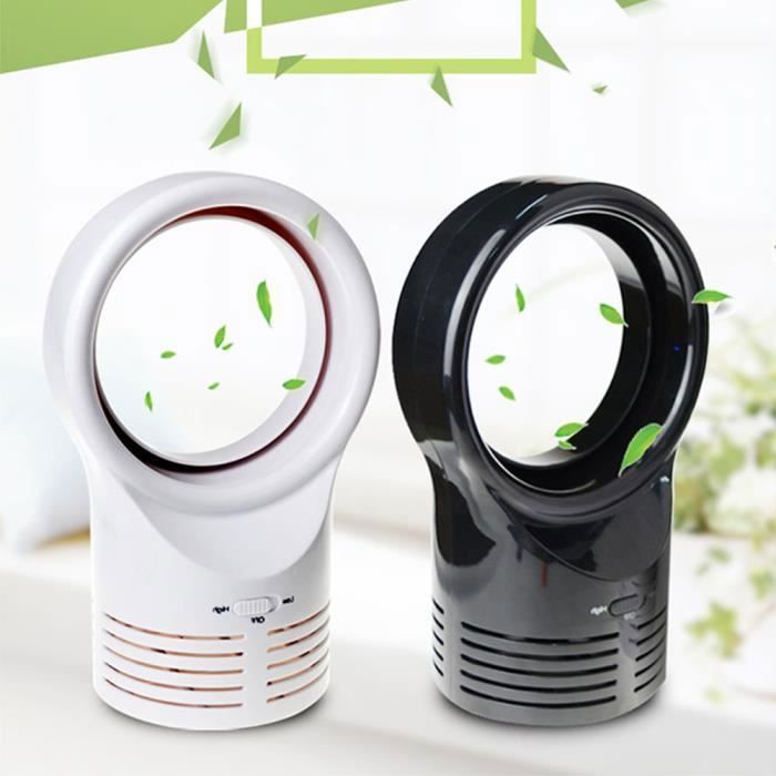 6W Ventilateur sans pale silencieux Ventilateur sur pied de bureau