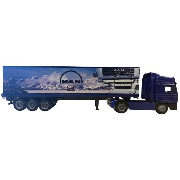 Camion miniature de collection NEWRAY MAN F2000 avec container 40’ 1/