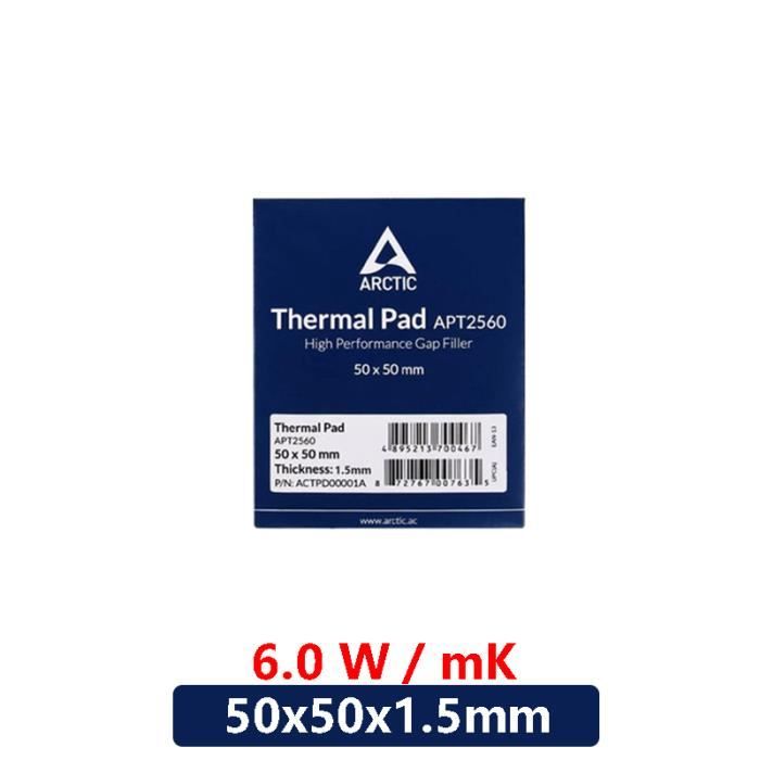 50x50x1.5mm tampon thermique 6.0 WmK, joint thermique