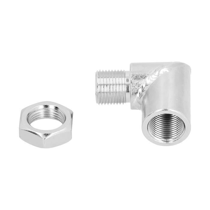 Rallonge Capteur O2 à 90° - Filetage M18x1.5 - Pour Pot Catalytique, En Fonte Résistante