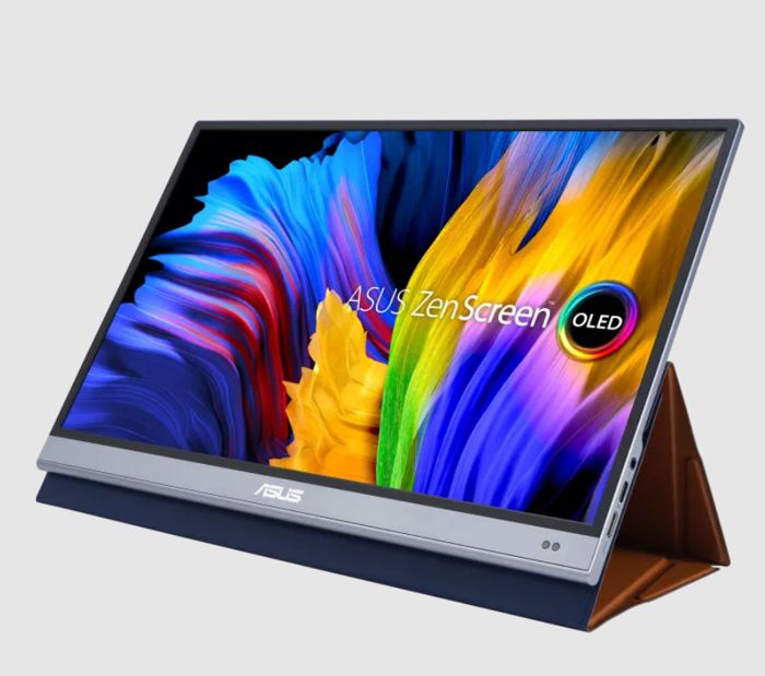ASUS Zenscreen OLED MQ16AH - Ecran PC Portable 15,6`` FHD - Télétravail ou Gaming - Alimentation et Affichage Via