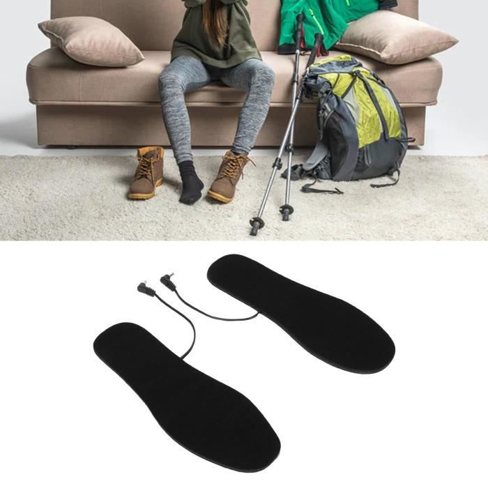 Semelles Chauffantes électriques USB Chauffe-pieds Découpable Sans Fil