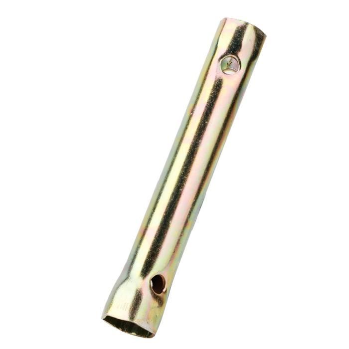QUT Clé de douille de bougie d'allumage d'extrémité de 130mm double 16 - 18mm pour l'outil profond de clé de portée