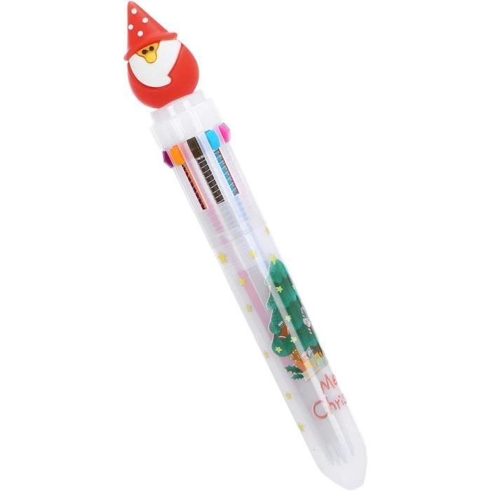 Kidsco Lot De 12 Stylos à Bille Rétractable 10 En 1