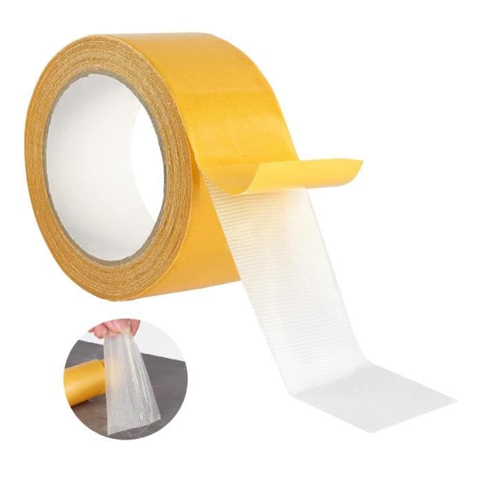 Ruban Adhésif Bleu Extra Fort – 20 M X 50 Mm – Étanche, Tissu, Pour Réparation Bricolage