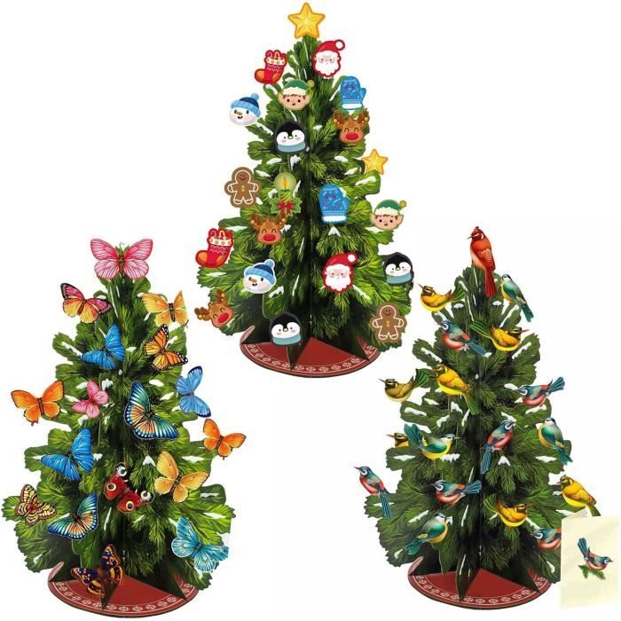 Sapin De Noël PopUp En Papier D'Hiver, 38,1 Cm, Décoration D'Arbre De