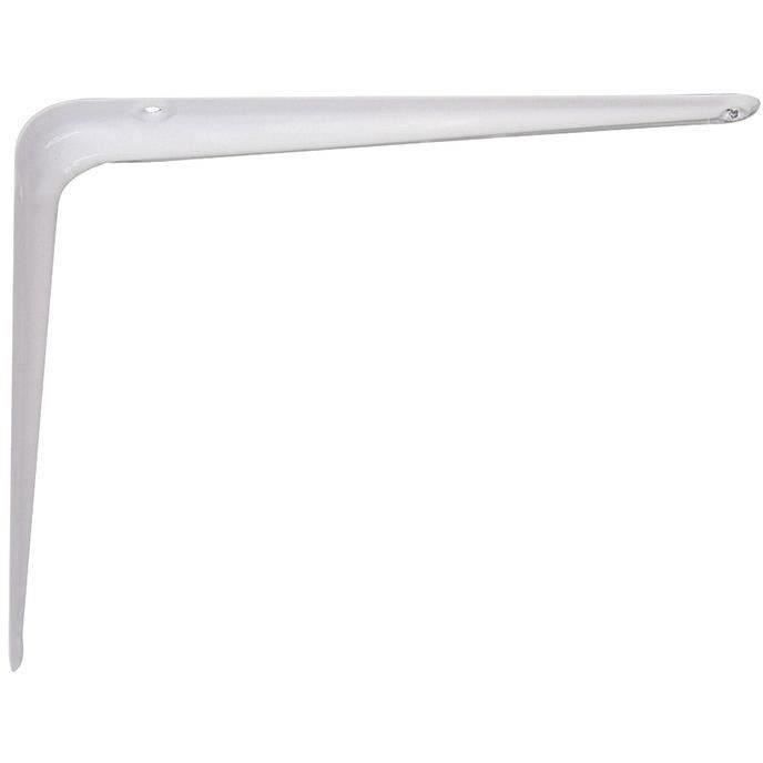 AFBAT Console emboutie - 250x300 mm - Acier blanc