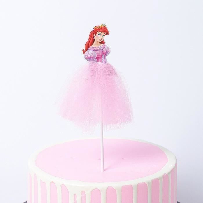 Fournitures De Decoration De Gateau D Anniversaire Pour Filles Princesse Blanche Neige Elsa Anna Disney Cadeaux Pour Ccb7dcb Cdiscount Maison