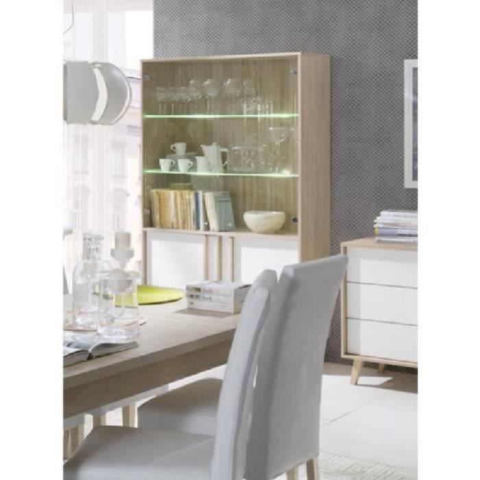 Vitrine MALMO - PRICE FACTORY - 111x185x40 cm - Scandinave vintage moderne et tendance Vitrine MALMO - PRICE FACTORY - 111x185x40 cm - Scandinave vintage moderne et tendance