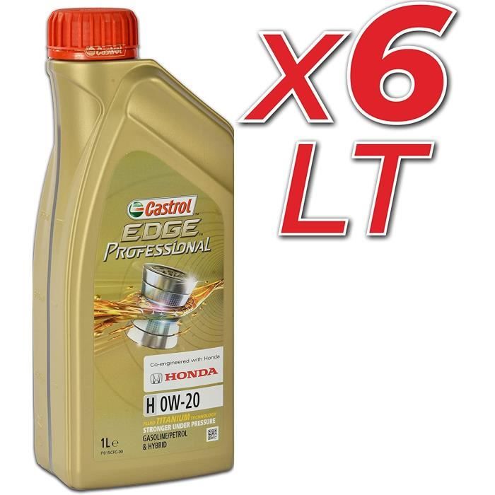 Huile moteur 0w20 voiture essence diesel Castrol Edge Professional H 0w20 6lt[451] Cdiscount Auto