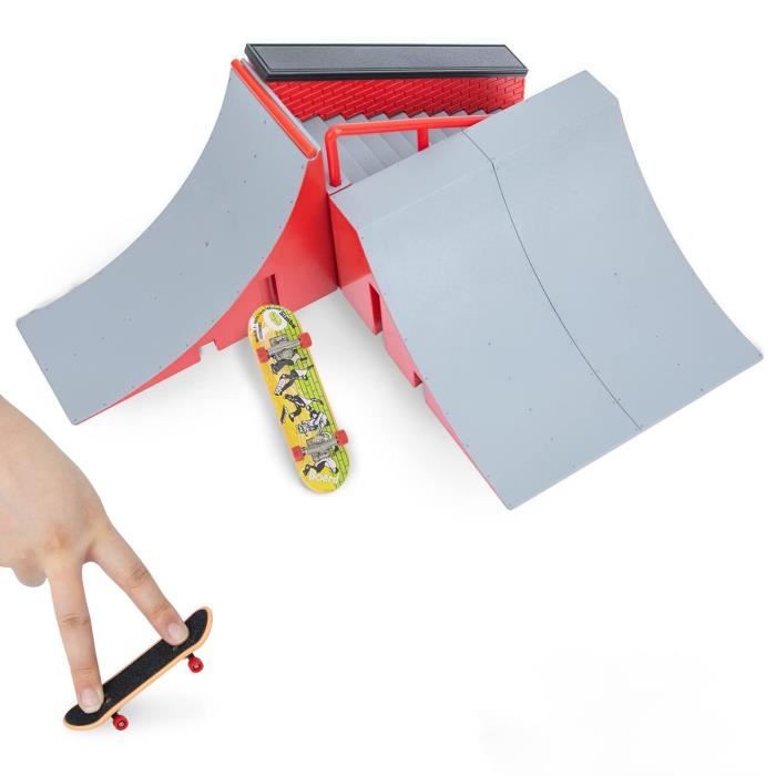 Kit de rampe de skateboard pour doigt, mini touches, skate parc