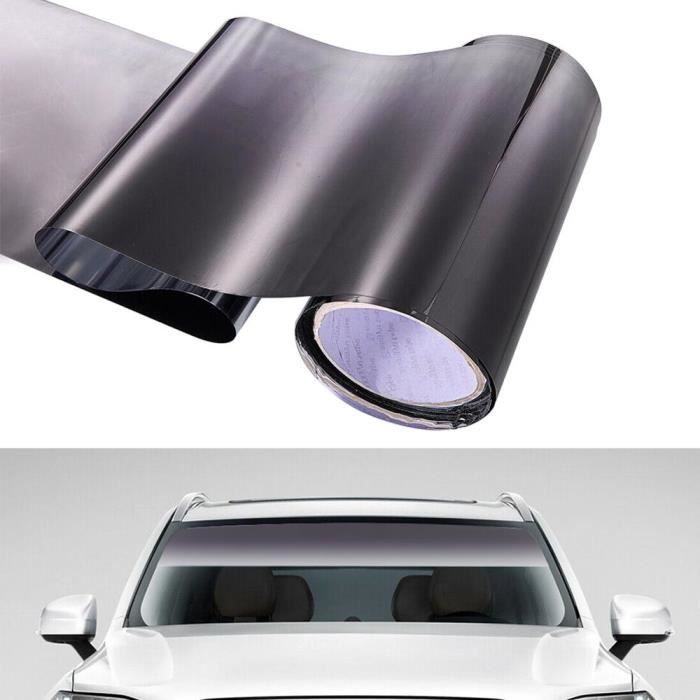 20CM * 150CM voiture fenêtre pare-soleil bande teinte Film résistant à  l'eau UV protégé pare-brise a - Modèle: Black - ANZYBUA03552 - Cdiscount  Auto