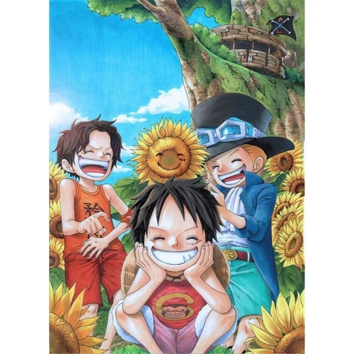 Dbns 662 Sftdf One Piece Luffy Plein Diamant Bricolage Art Point De Croix 5d Diamant Peinture Broderie Strass Mosa Taille 40x50cm Cdiscount Beaux Arts Et Loisirs Creatifs